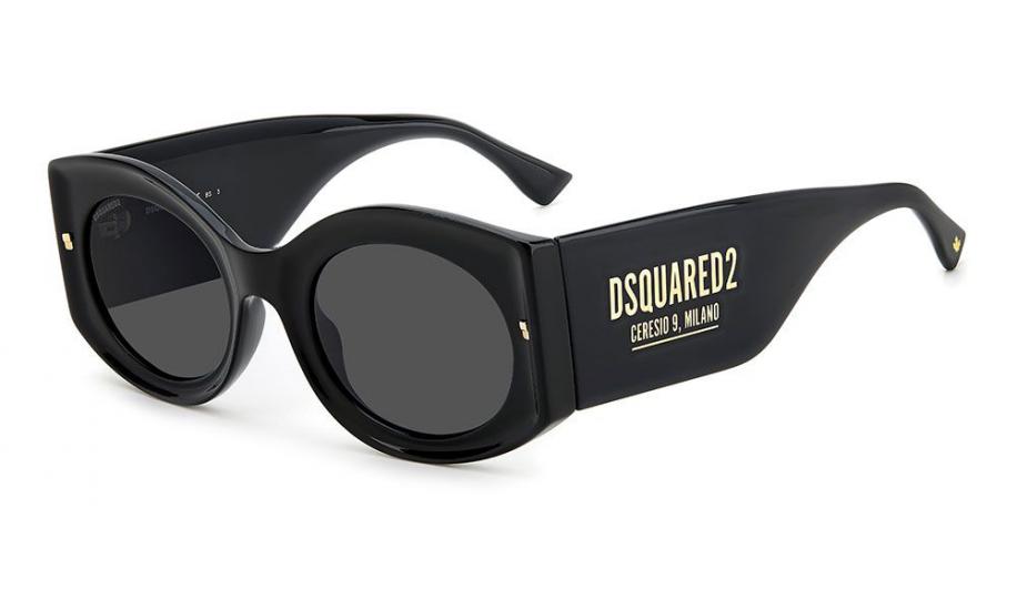 Dsquared2 D2 0071/S (807/IR) 51 | Kadın Siyah Güneş Gözlüğü